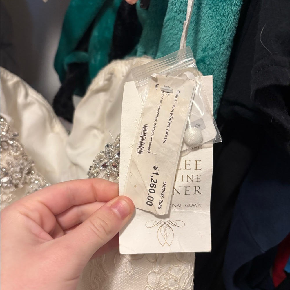 White Beaded Bridal Gown